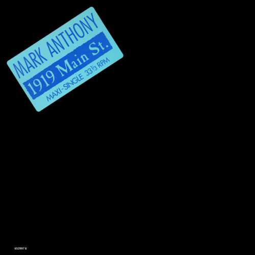 Cover Mark Anthony - 1919 Main Street (12, Maxi) Schallplatten Ankauf