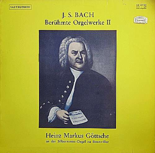 Cover J. S. Bach* - Berühmte Orgelwerke II (LP) Schallplatten Ankauf