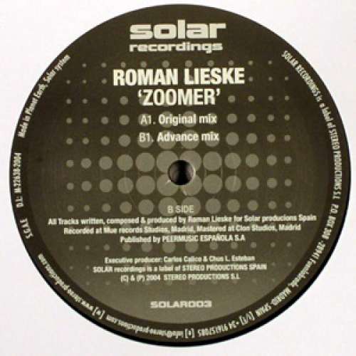 Cover Roman Lieske - Zoomer (12) Schallplatten Ankauf