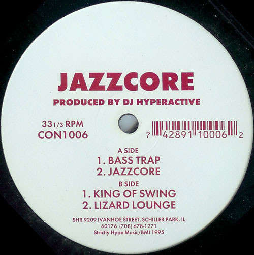 Cover DJ Hyperactive - Jazzcore (12) Schallplatten Ankauf