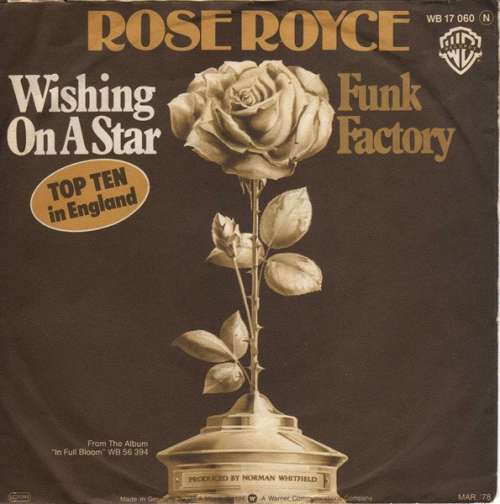 Cover Rose Royce - Wishing On A Star (7, Single) Schallplatten Ankauf