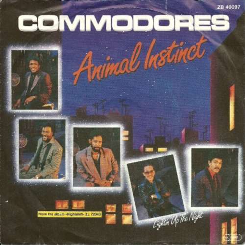 Cover Commodores - Animal Instinct (7, Single) Schallplatten Ankauf