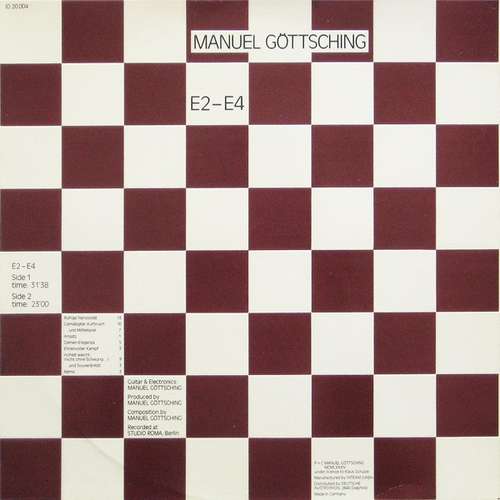Cover Manuel Göttsching - E2-E4 (LP, Album) Schallplatten Ankauf