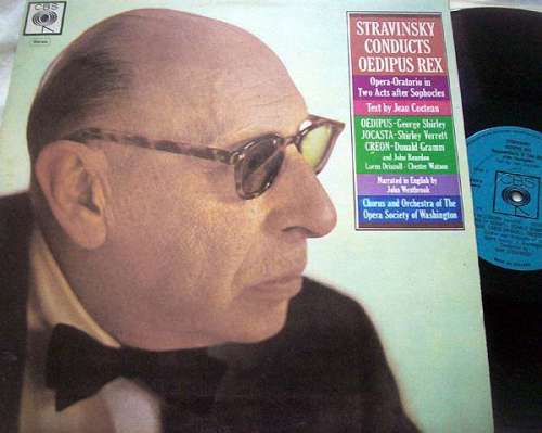 Cover Igor Stravinsky - Stravinsky Conducts Oedipus Rex (LP, Album) Schallplatten Ankauf