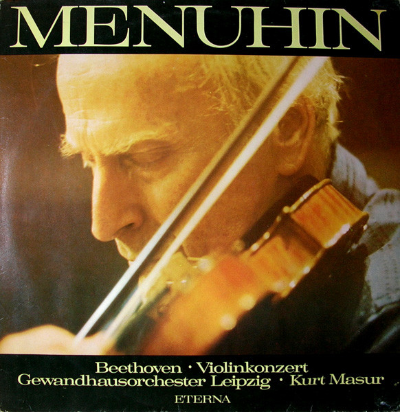 Cover Menuhin*, Beethoven*, Gewandhausorchester Leipzig, Kurt Masur - Violinkonzert (LP) Schallplatten Ankauf