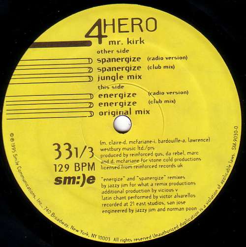 Cover 4 Hero - Mr. Kirk (12) Schallplatten Ankauf