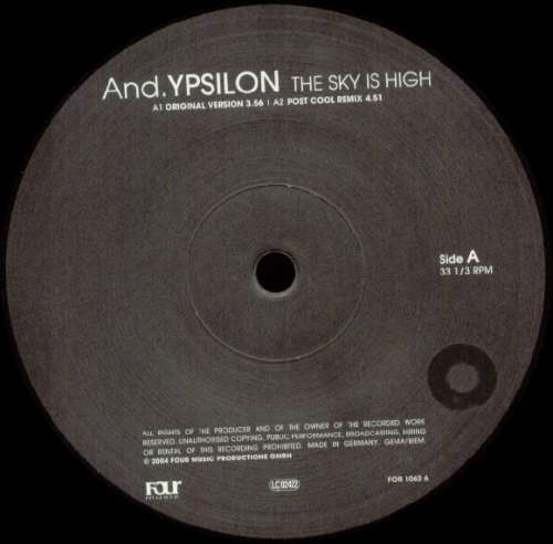 Cover And.Ypsilon - The Sky Is High (12) Schallplatten Ankauf