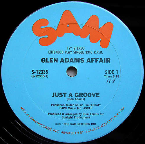 Cover Glen Adams Affair - Just A Groove (12, Single) Schallplatten Ankauf