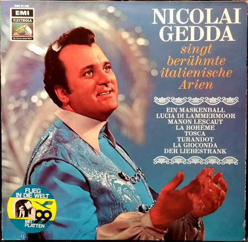 Cover Nicolai Gedda - Singt Berühmte Italienische Arien (LP) Schallplatten Ankauf