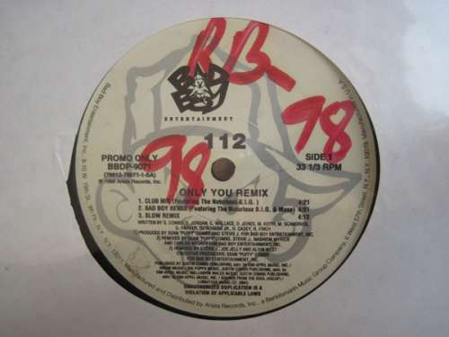 Cover 112 - Only You (Remix) (12, Promo) Schallplatten Ankauf