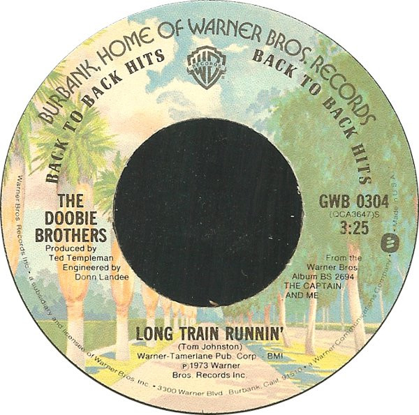 Cover The Doobie Brothers - Long Train Runnin' / Listen To The Music (7, RE, Jac) Schallplatten Ankauf