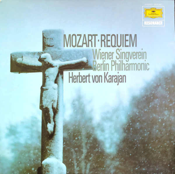 Cover Mozart* - Herbert von Karajan, Wiener Singverein, Berlin Philharmonic* - Requiem, K. 626 (LP, RE) Schallplatten Ankauf