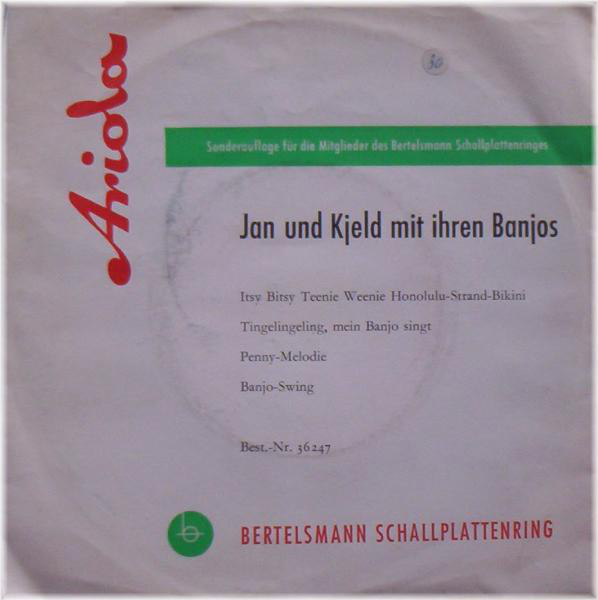 Cover Jan Und Kjeld* - Jan Und Kjeld Mit Ihren Banjos (7, EP, Mono) Schallplatten Ankauf
