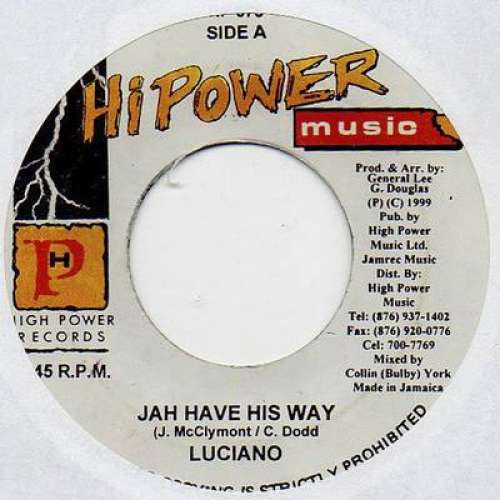 Cover Luciano (2) - Jah Have His Way (7) Schallplatten Ankauf