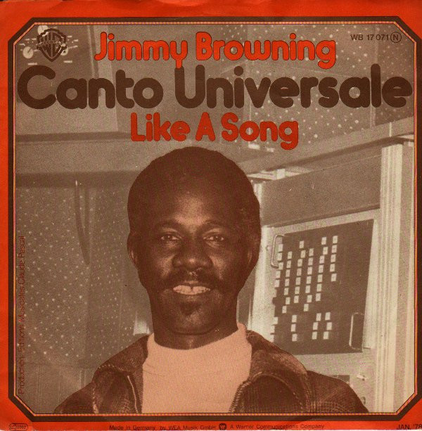 Cover Jimmy Browning - Canto Universale / Like A Song (7, Single) Schallplatten Ankauf