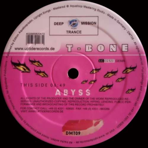 Cover T-Bone - Abyss / Watch Yourself (12) Schallplatten Ankauf