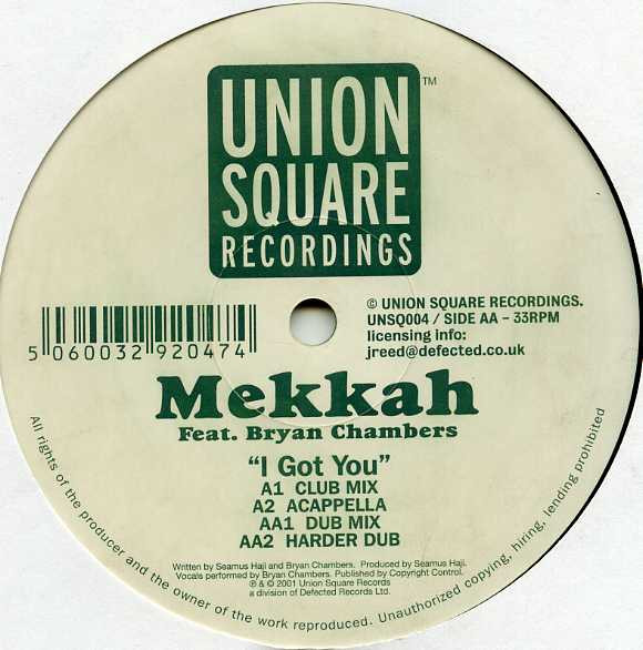 Cover Mekkah Feat. Bryan Chambers - I Got You (12) Schallplatten Ankauf