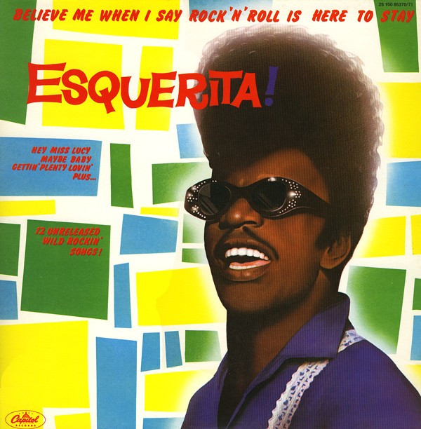 Cover Esquerita - Believe Me When I Say Rock'N'Roll Is Here To Stay (2xLP, Comp, Mono, RE) Schallplatten Ankauf