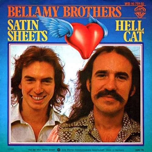 Cover Bellamy Brothers - Satin Sheets / Hell Cat (7, Single, RP) Schallplatten Ankauf
