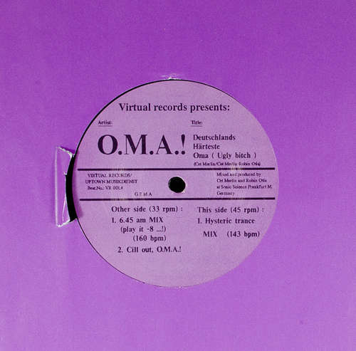 Cover O.M.A.! - Deutschlands Härteste Oma (Ugly Bitch) (12) Schallplatten Ankauf