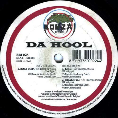 Cover Da Hool - Bora Bora (12) Schallplatten Ankauf
