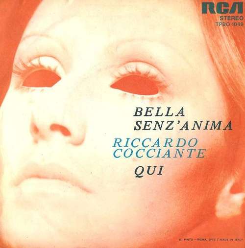 Cover Riccardo Cocciante - Bella Senz'Anima / Qui (7, RE) Schallplatten Ankauf