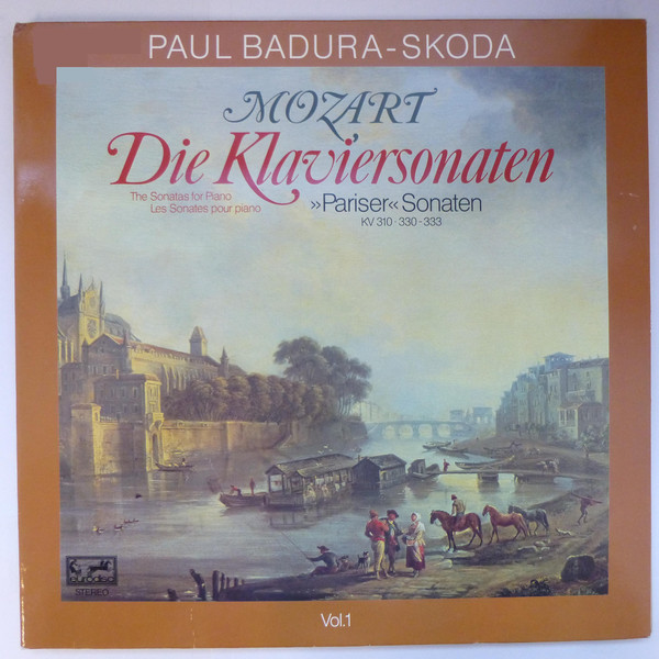 Cover Paul Badura-Skoda, Mozart* - Die Klaviersonaten Vol. 1 (Pariser Sonaten KV 310, 330 - 333) (2xLP, Gat) Schallplatten Ankauf