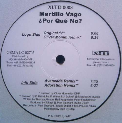 Cover Martillo Vago - ¿Por Qué No? (12) Schallplatten Ankauf