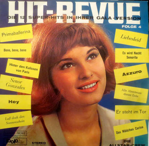 Cover Die Allstar-Crew - Hit Revue - Die 12 Super Hits In Ihrer Gala-Version - Folge 4 (LP, Comp) Schallplatten Ankauf