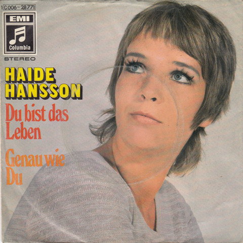 Cover Haide Hansson - Du Bist Das Leben (7, Single) Schallplatten Ankauf