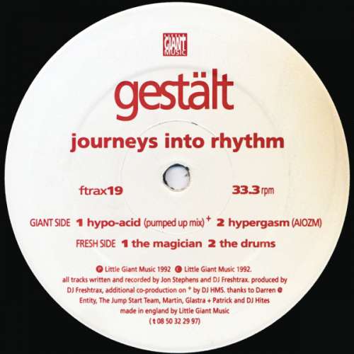 Cover Gestält* - Journeys Into Rhythm (12) Schallplatten Ankauf