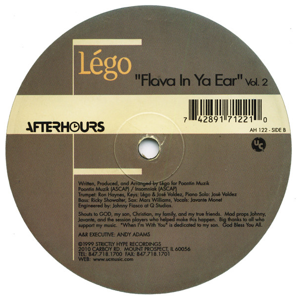 Cover Lego - Flava In Ya Ear Vol. 2 (12) Schallplatten Ankauf