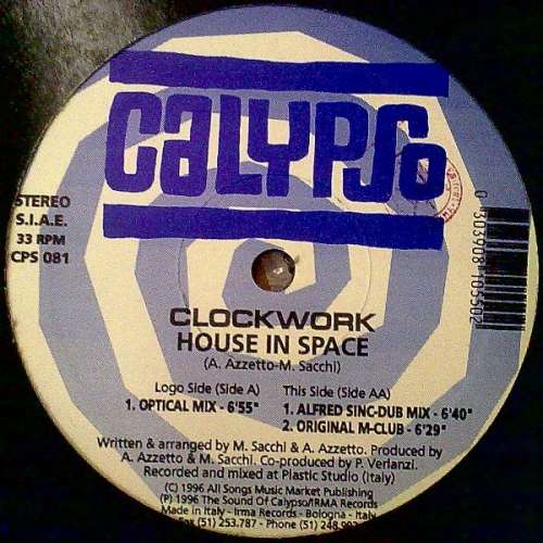Cover Clockwork (23) - House In Space (12) Schallplatten Ankauf