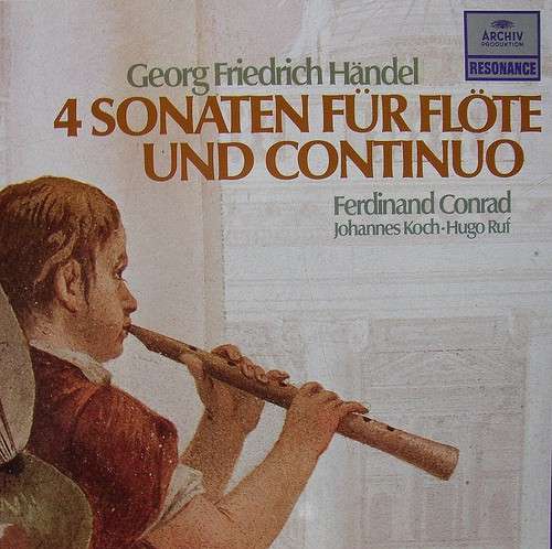 Cover 4 Sonaten Für Flöte Und Continuo Schallplatten Ankauf
