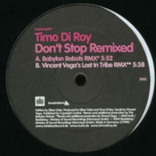 Cover Don't Stop Remixed Schallplatten Ankauf
