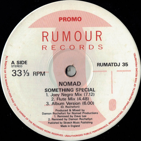 Cover Nomad - Something Special (12, Promo) Schallplatten Ankauf