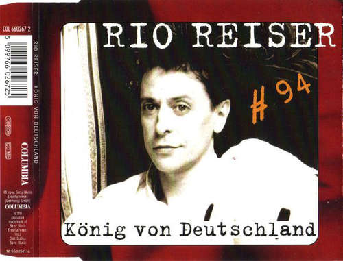 Cover Rio Reiser - König Von Deutschland #94 (CD, Single) Schallplatten Ankauf