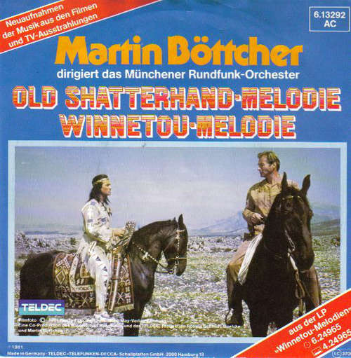 Cover Martin Böttcher - Old Shatterhand Melodie (7, Single) Schallplatten Ankauf