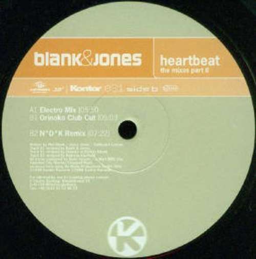 Cover Blank & Jones - Heartbeat (The Mixes Part II) (12) Schallplatten Ankauf