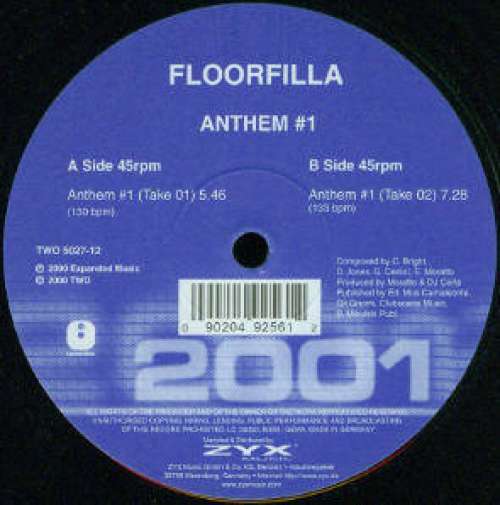 Cover Floorfilla - Anthem #1 (12) Schallplatten Ankauf