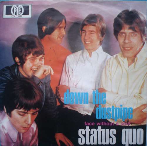 Cover Status Quo - Down The Dustpipe (7, Single) Schallplatten Ankauf