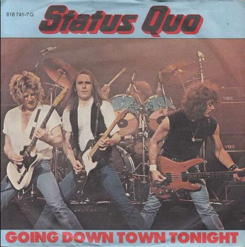Cover Status Quo - Going Down Town Tonight (7, Single) Schallplatten Ankauf