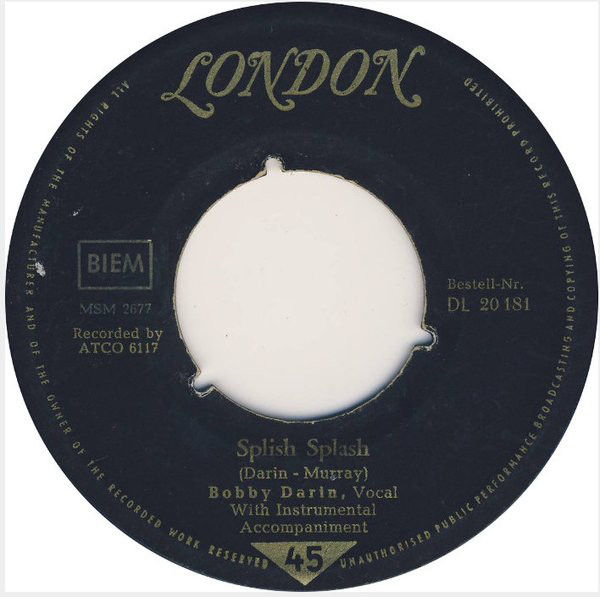 Bild Bobby Darin - Splish Splash (7, Single) Schallplatten Ankauf