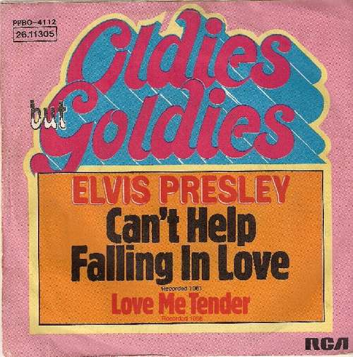 Cover Can't Help Falling In Love Schallplatten Ankauf