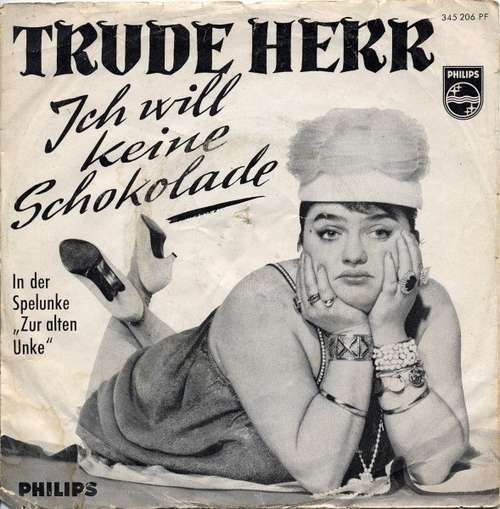 Cover Trude Herr - Ich Will Keine Schokolade (7, Single, Mono) Schallplatten Ankauf
