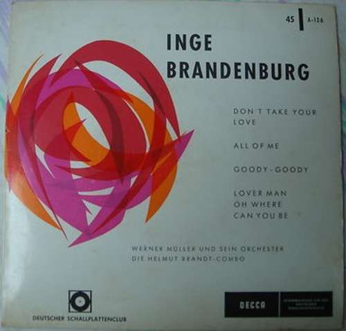 Cover Inge Brandenburg Schallplatten Ankauf