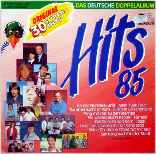 Cover Various - Hits 85 • Das Deutsche Doppelalbum (2xLP, Comp, Gat) Schallplatten Ankauf