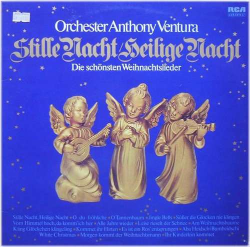 Cover Orchester Anthony Ventura - Stille Nacht / Heilige Nacht (Die Schönsten Weihnachtslieder) (LP, Album) Schallplatten Ankauf