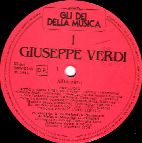 Cover Giuseppe Verdi - Aida (LP) Schallplatten Ankauf