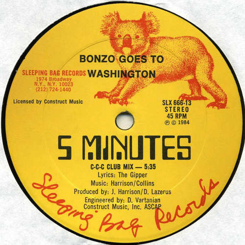 Cover Bonzo Goes To Washington - 5 Minutes (12) Schallplatten Ankauf